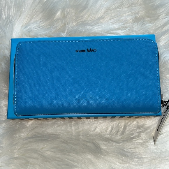 🆕 Marc Tetro Schnauzer Wallet Blue - Picture 3 of 5